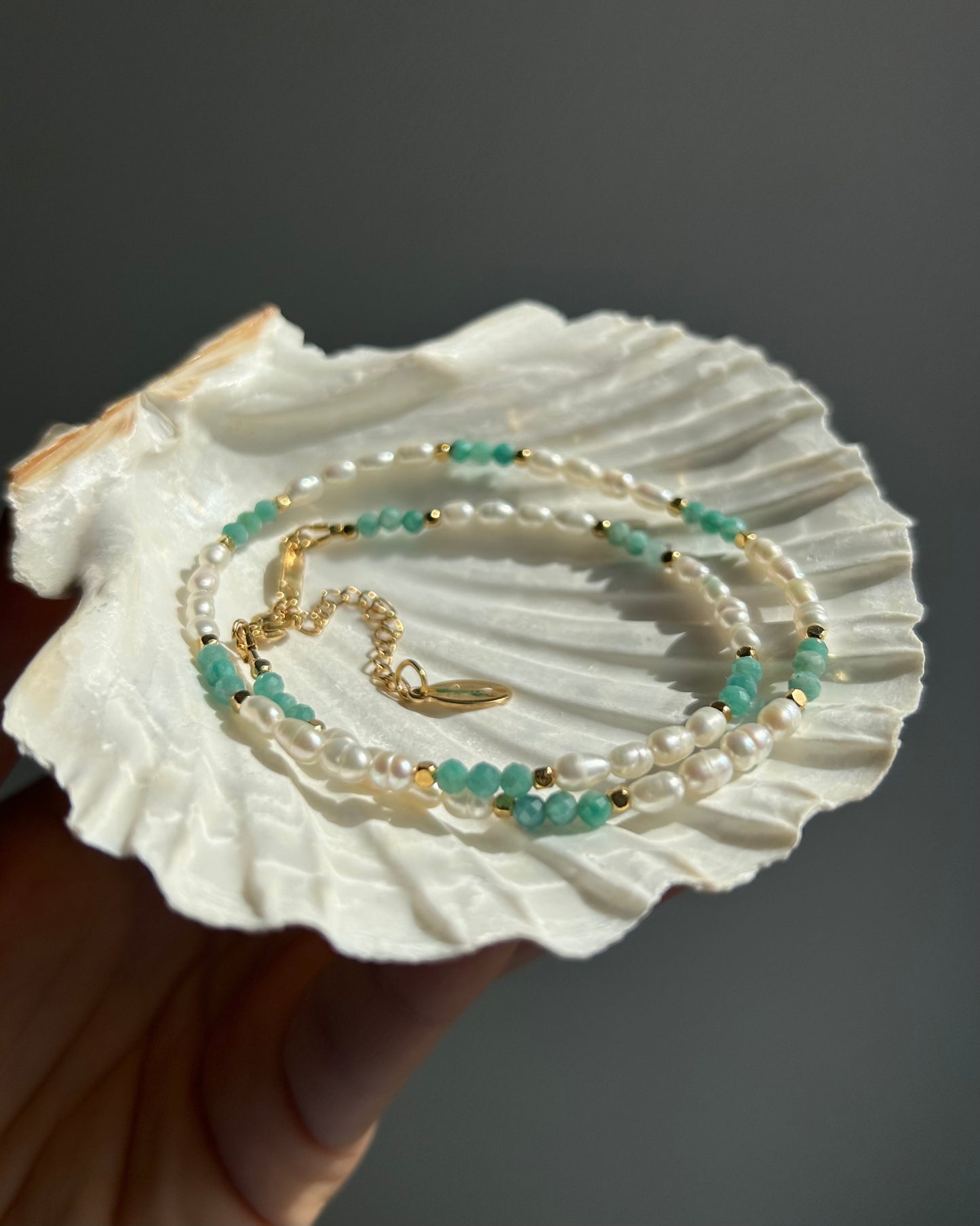 Collier Emily - Adventurine Vert