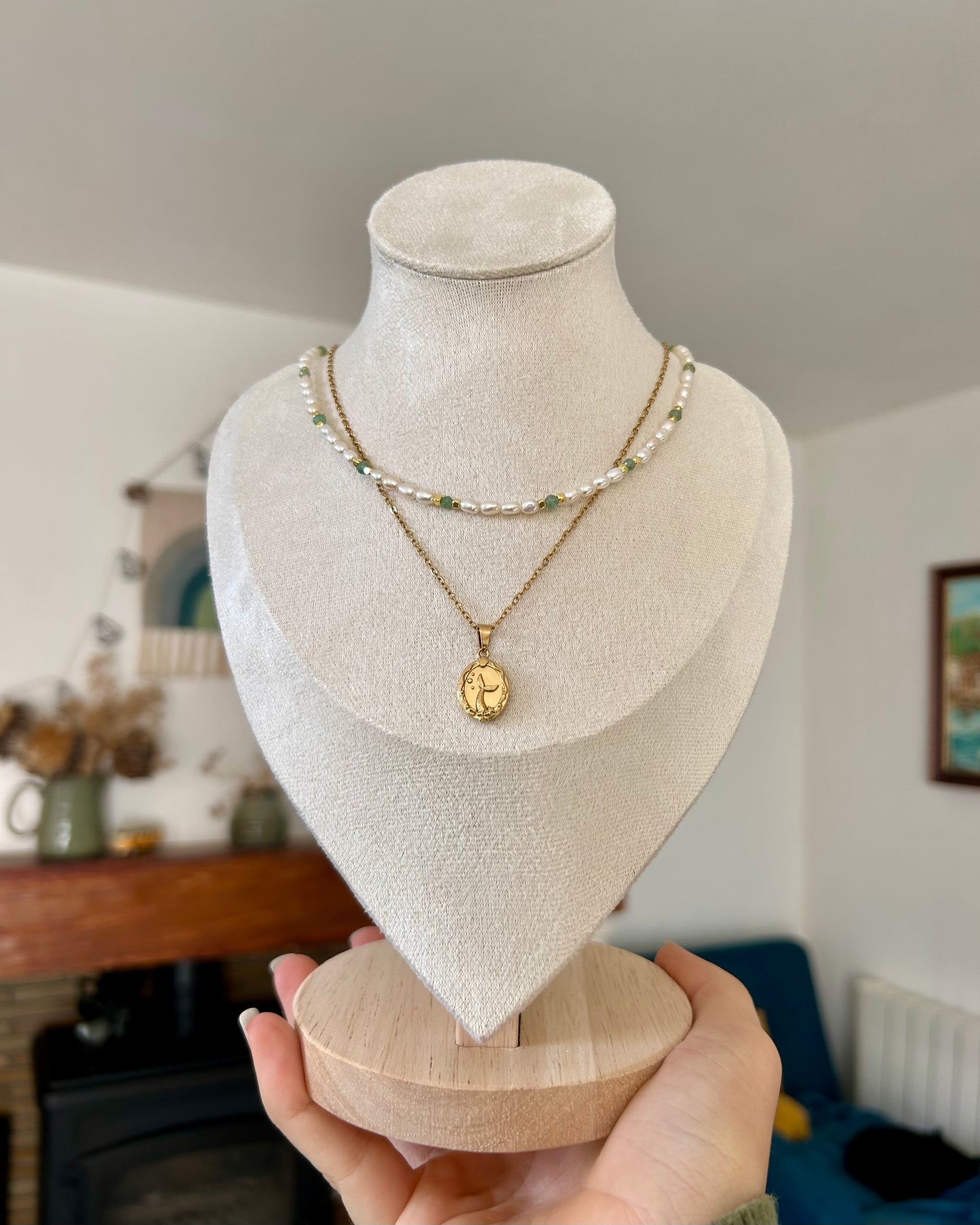 Ras de cou Maëlle (Adventurine Verte)