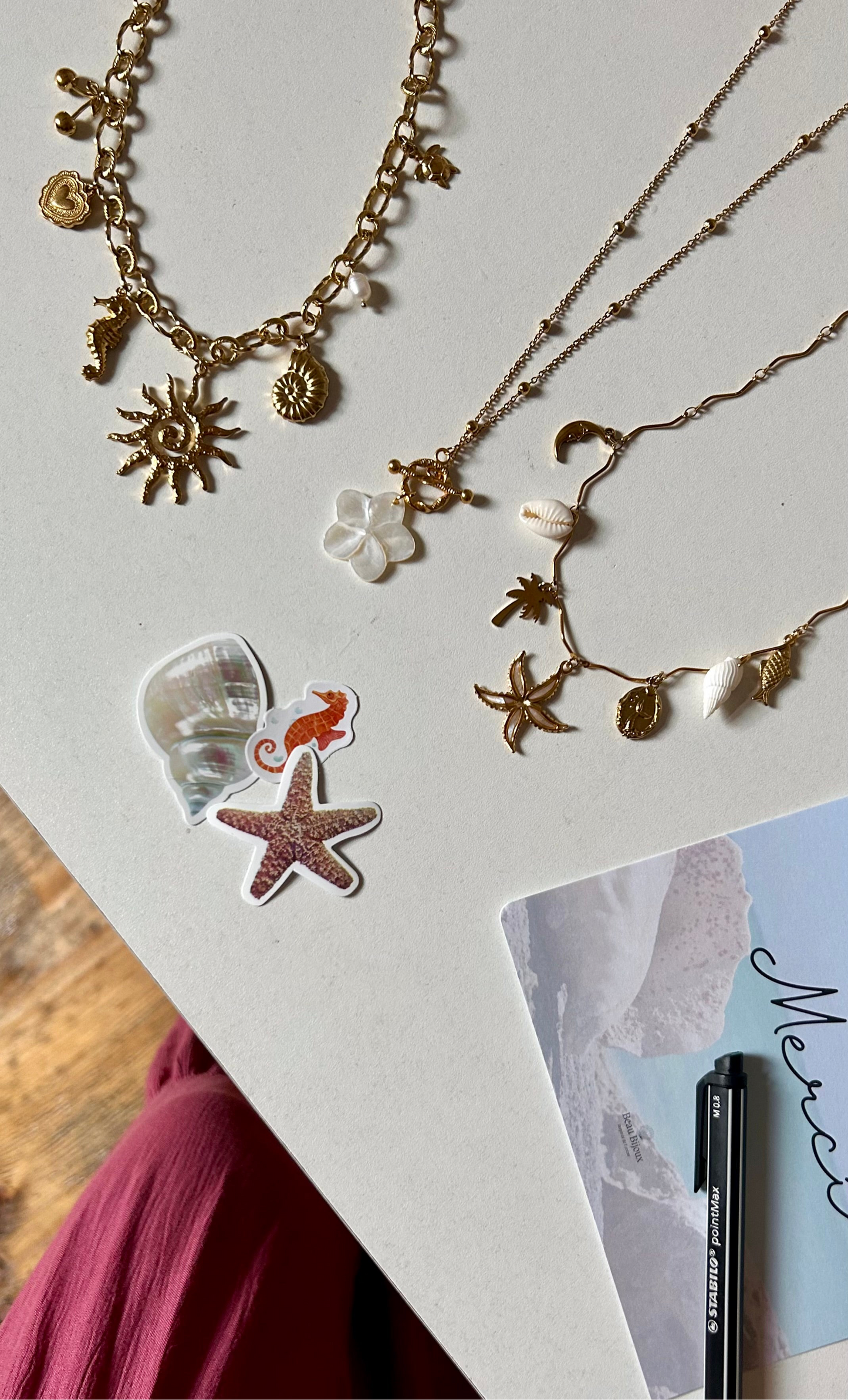 Je personnalise mon collier - Doré