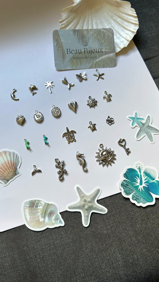 Compose ton collier à charms (en argenté)