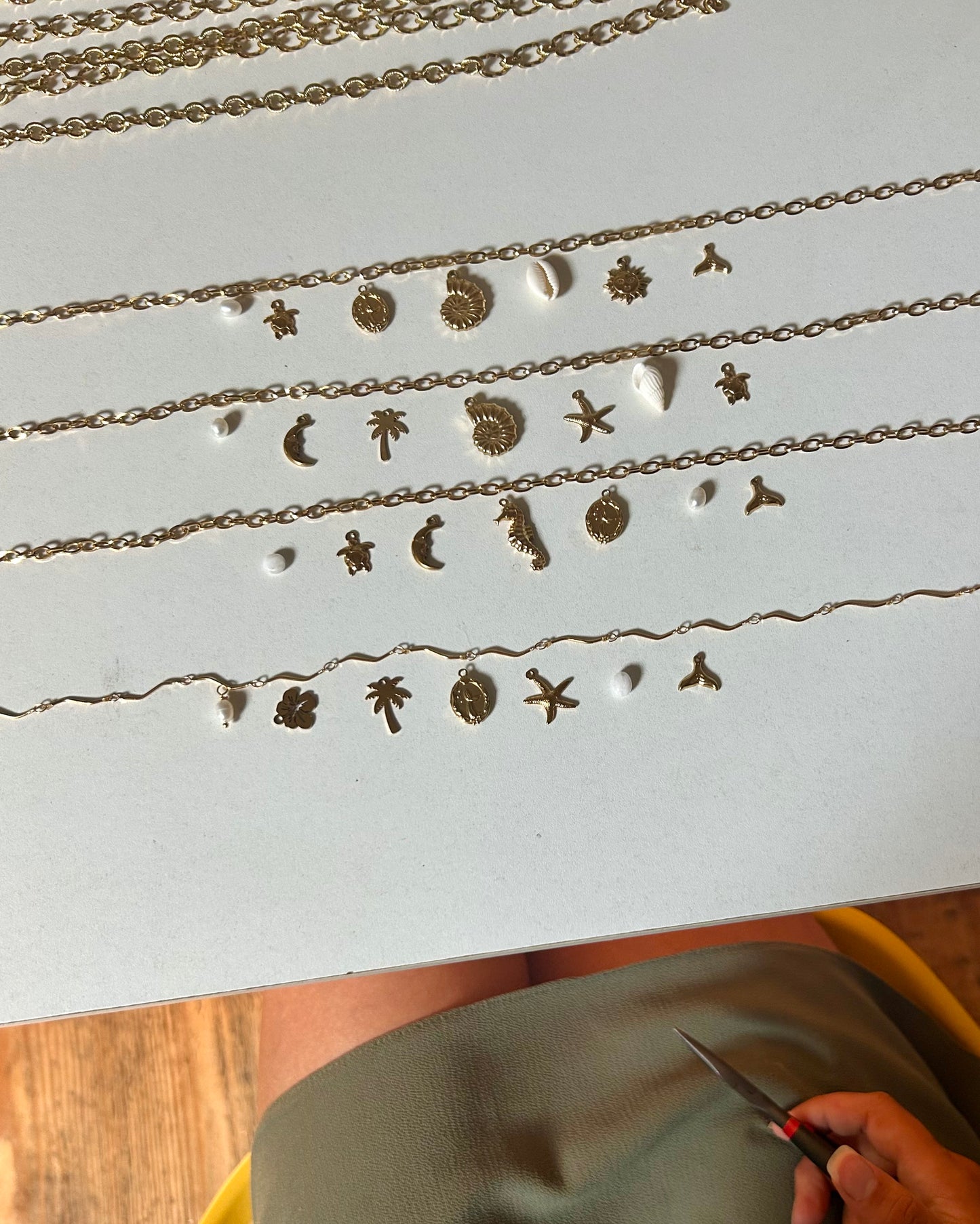 Je personnalise mon collier - Doré