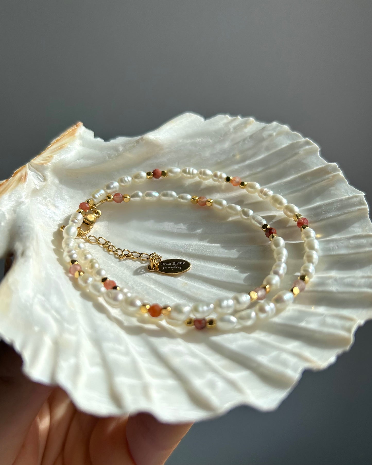 Ras de cou Maëlle (Onyx Orange)