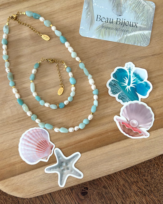 Coffret Léa - Amazonite