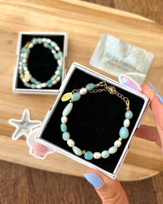 Bracelet Léa - Amazonite