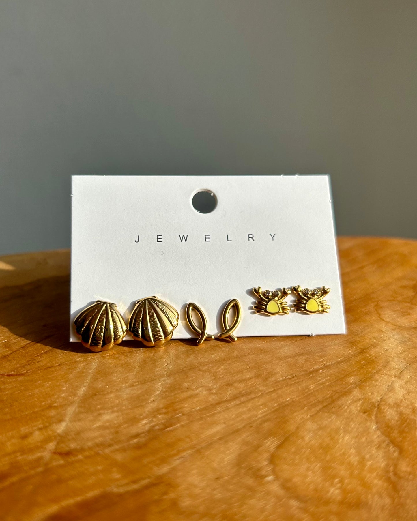 Lot de 3 clous d'oreilles