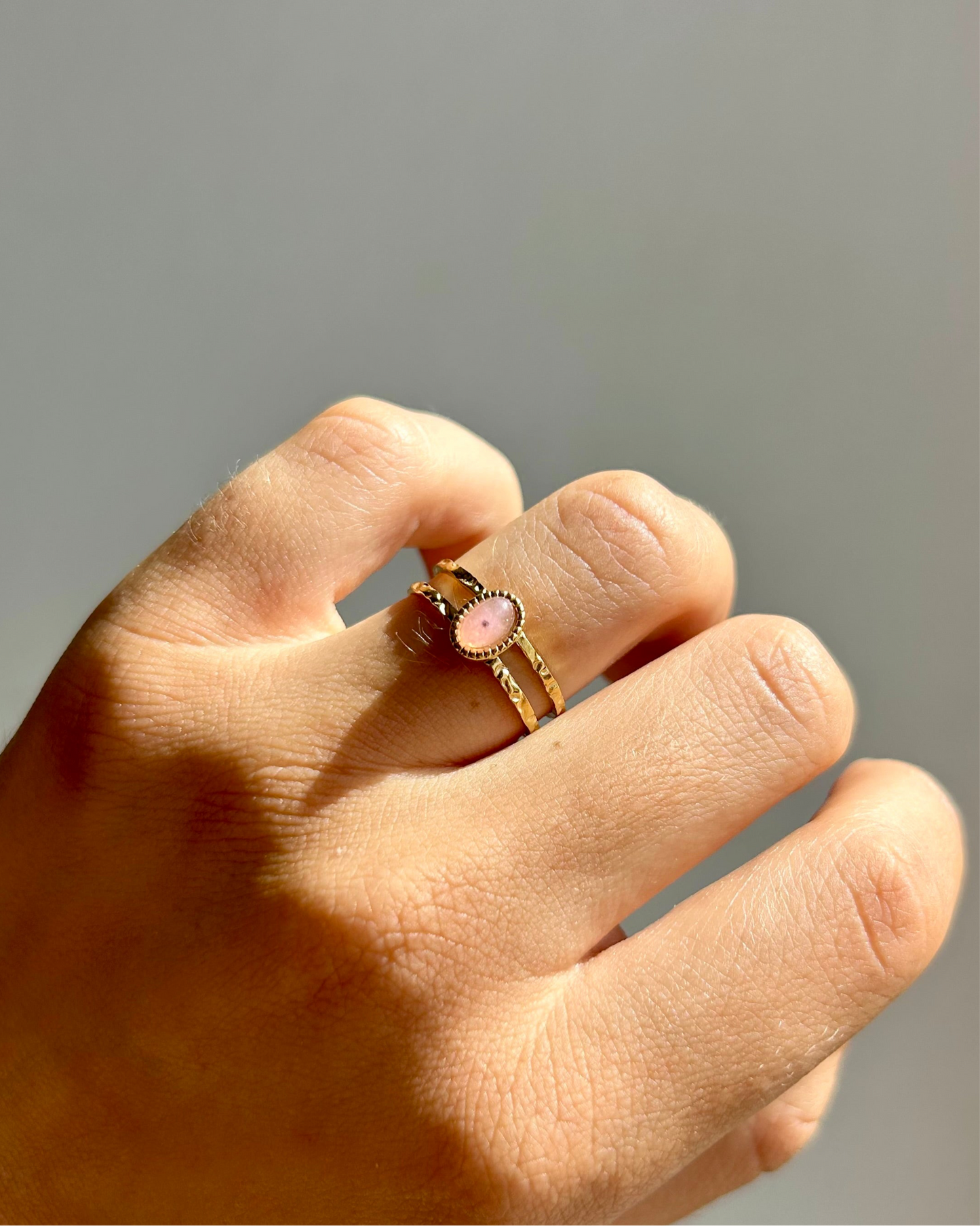 Bague Zoé - Blue et Rose