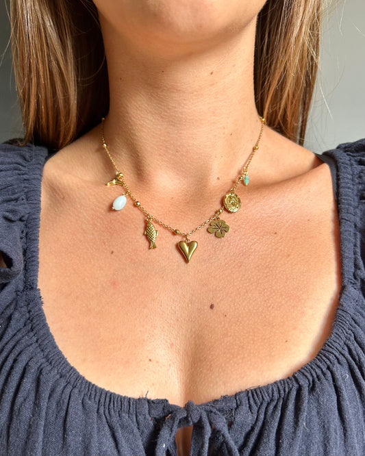 Collier à charms - Emily