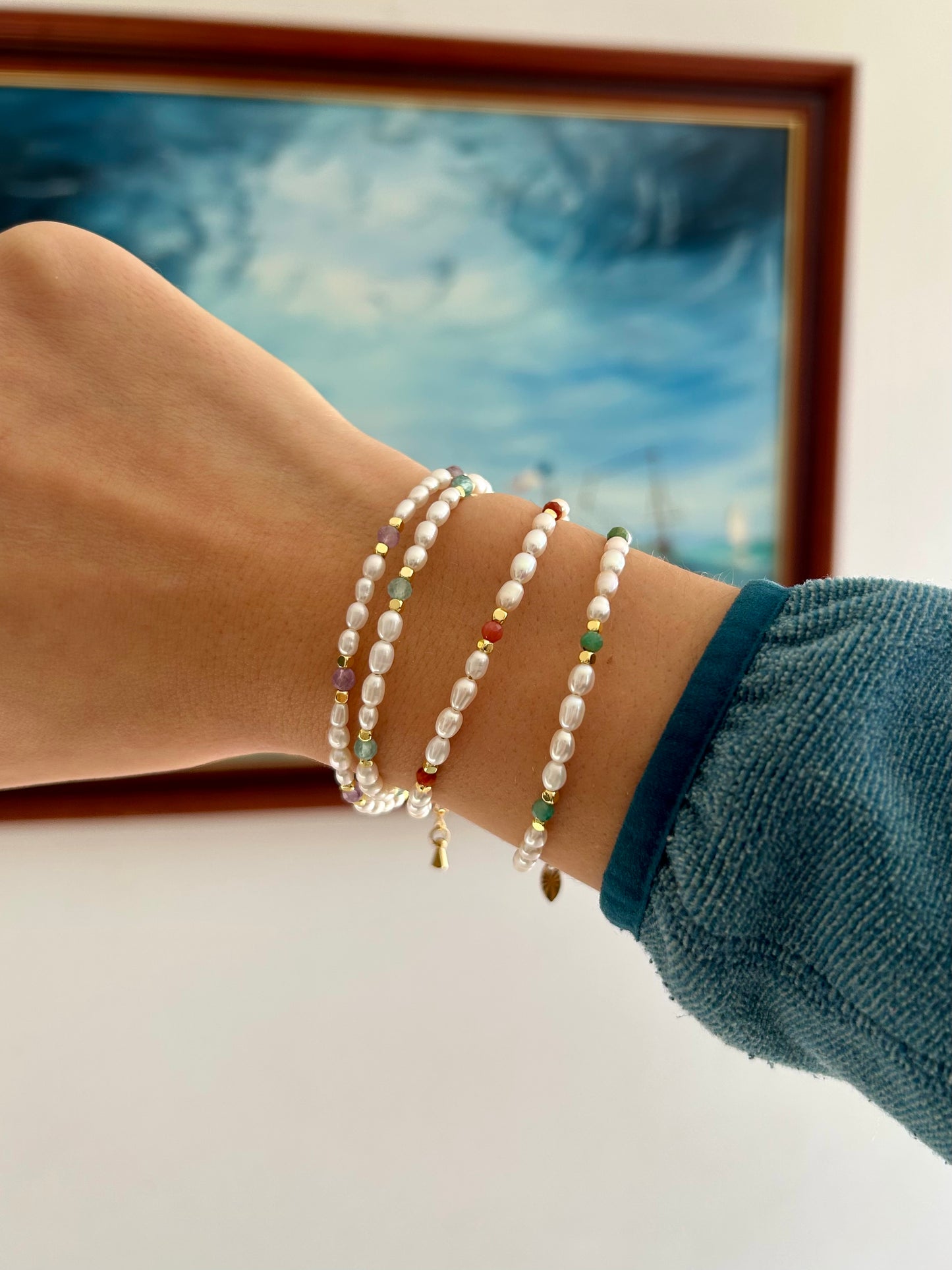 Bracelet Maëlle - Onyx Orange