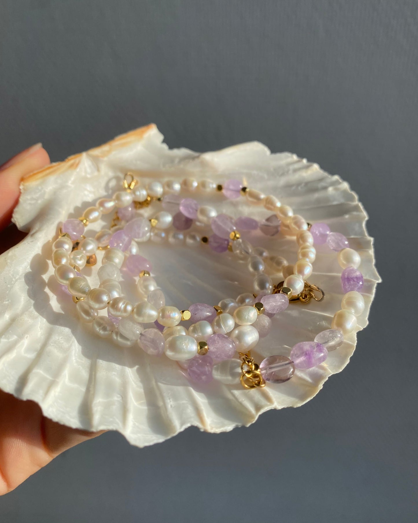 Collier Léa - Améthyste