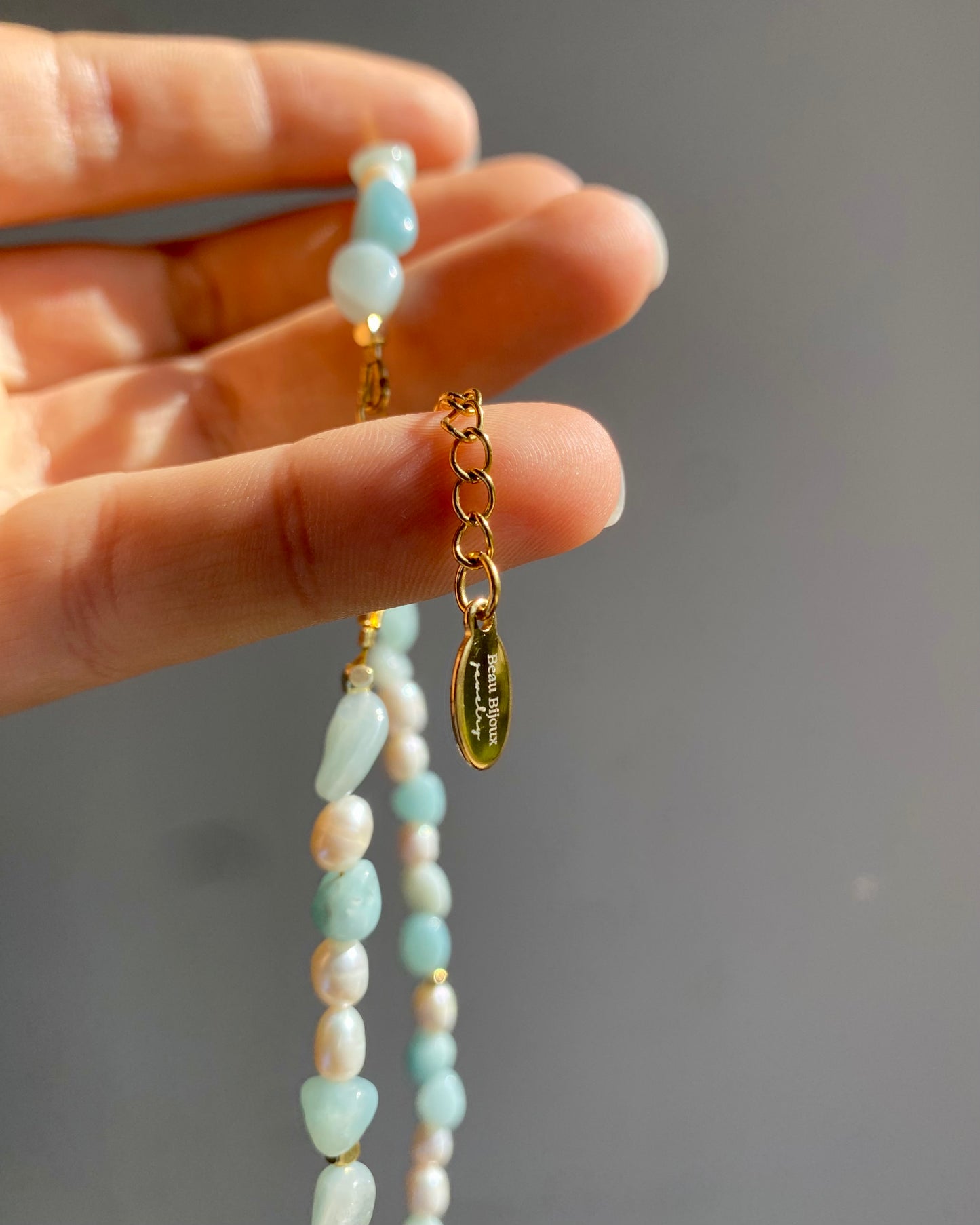 Collier Léa - Amazonite
