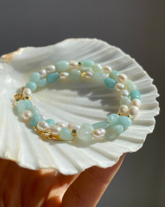 Collier Léa - Amazonite