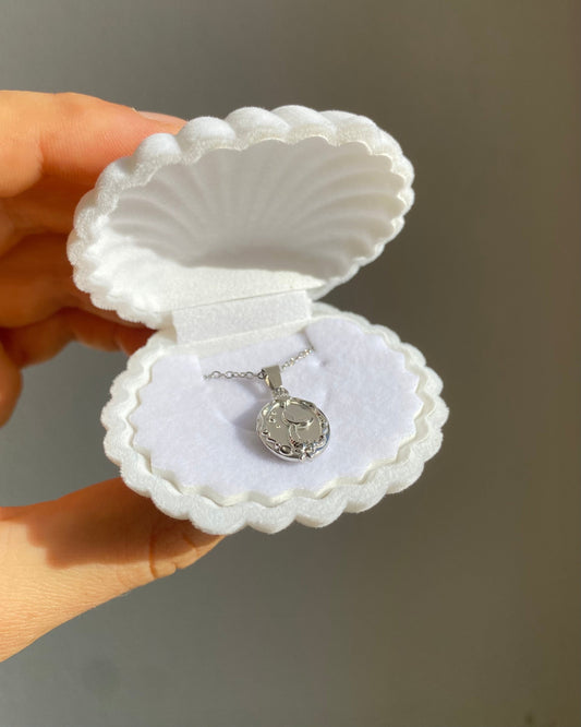 Collier Ariël (en argenté)