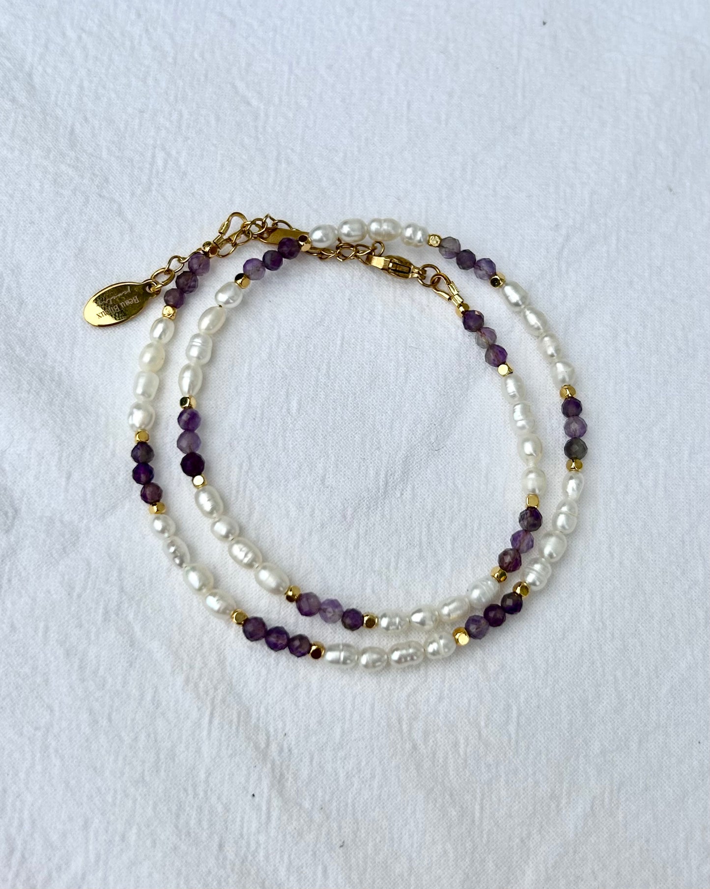 Collier Emily - Améthyste