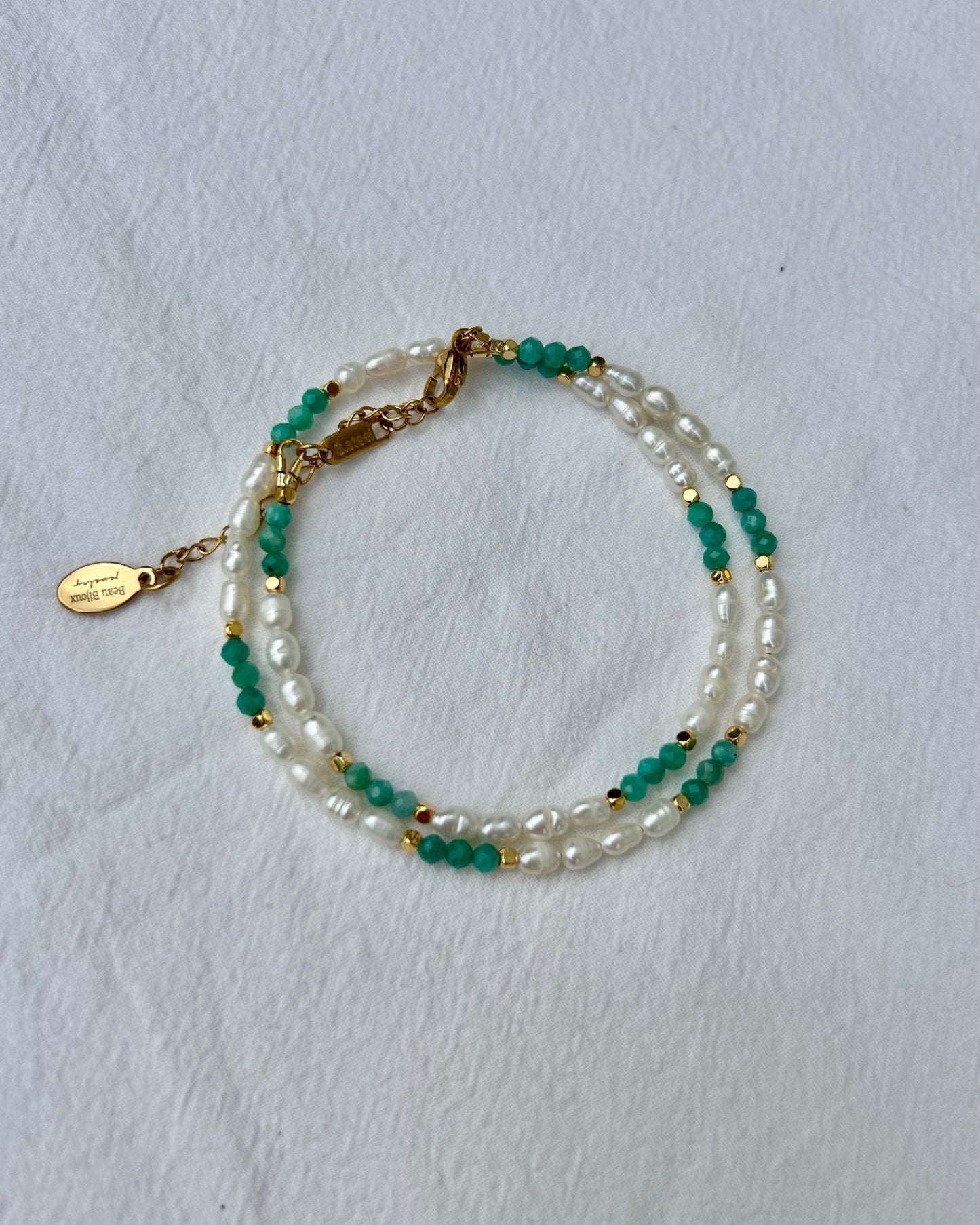 Collier Emily - Adventurine Vert