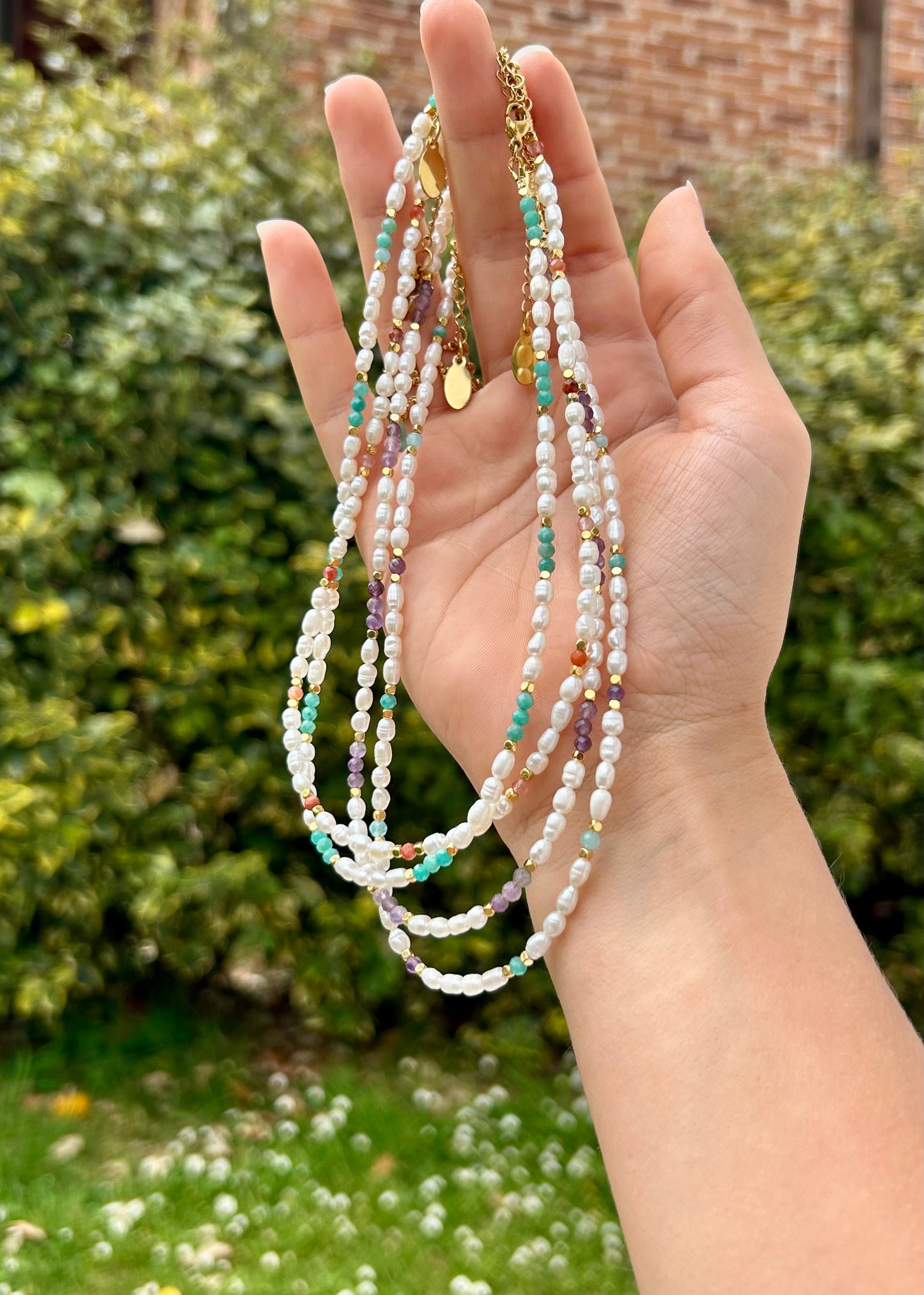 Collier Emily - Adventurine Vert