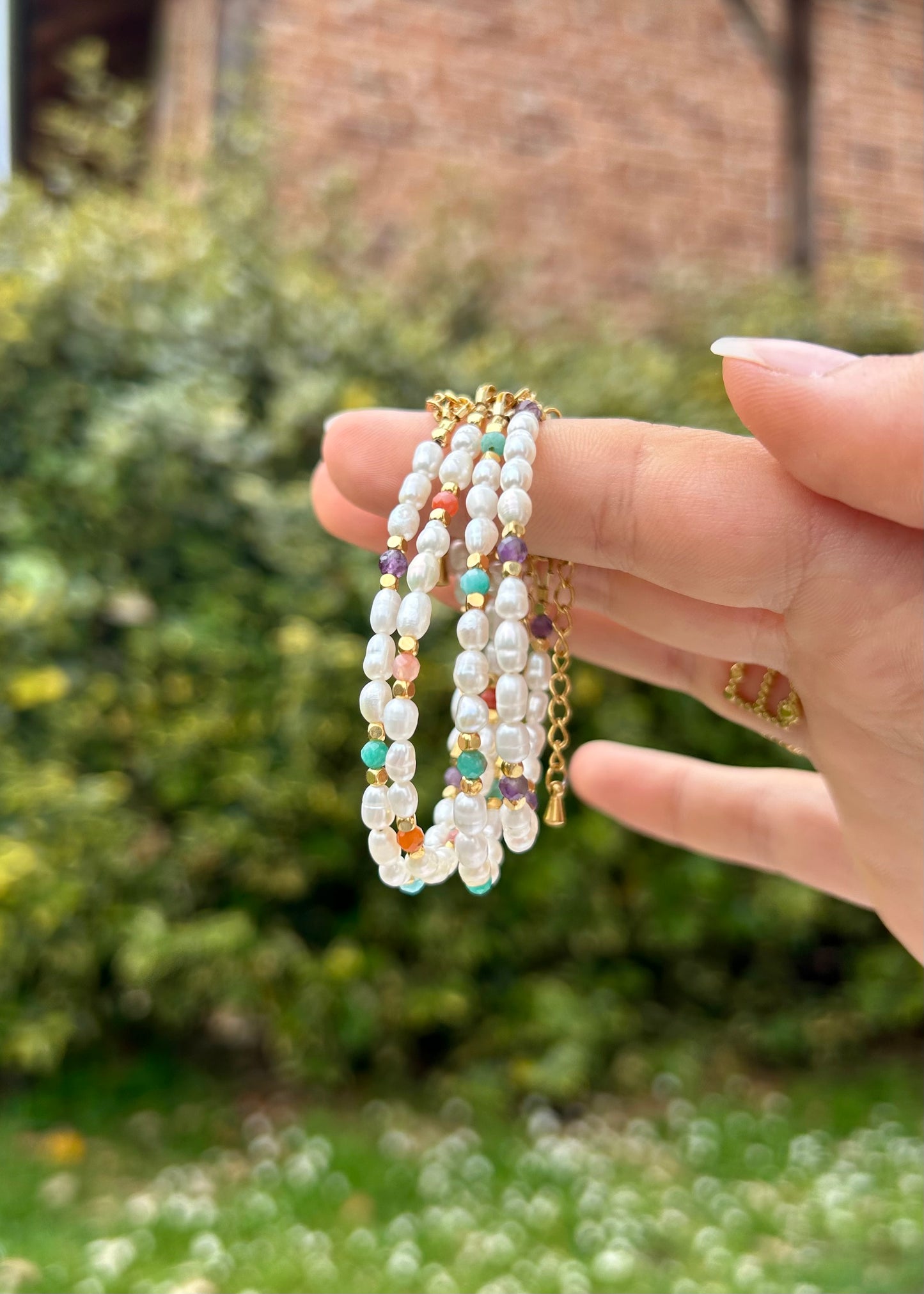 Bracelet Maëlle - Onyx Orange