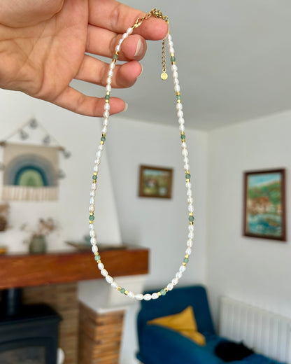 Collier Maëlle - Green Adventurine