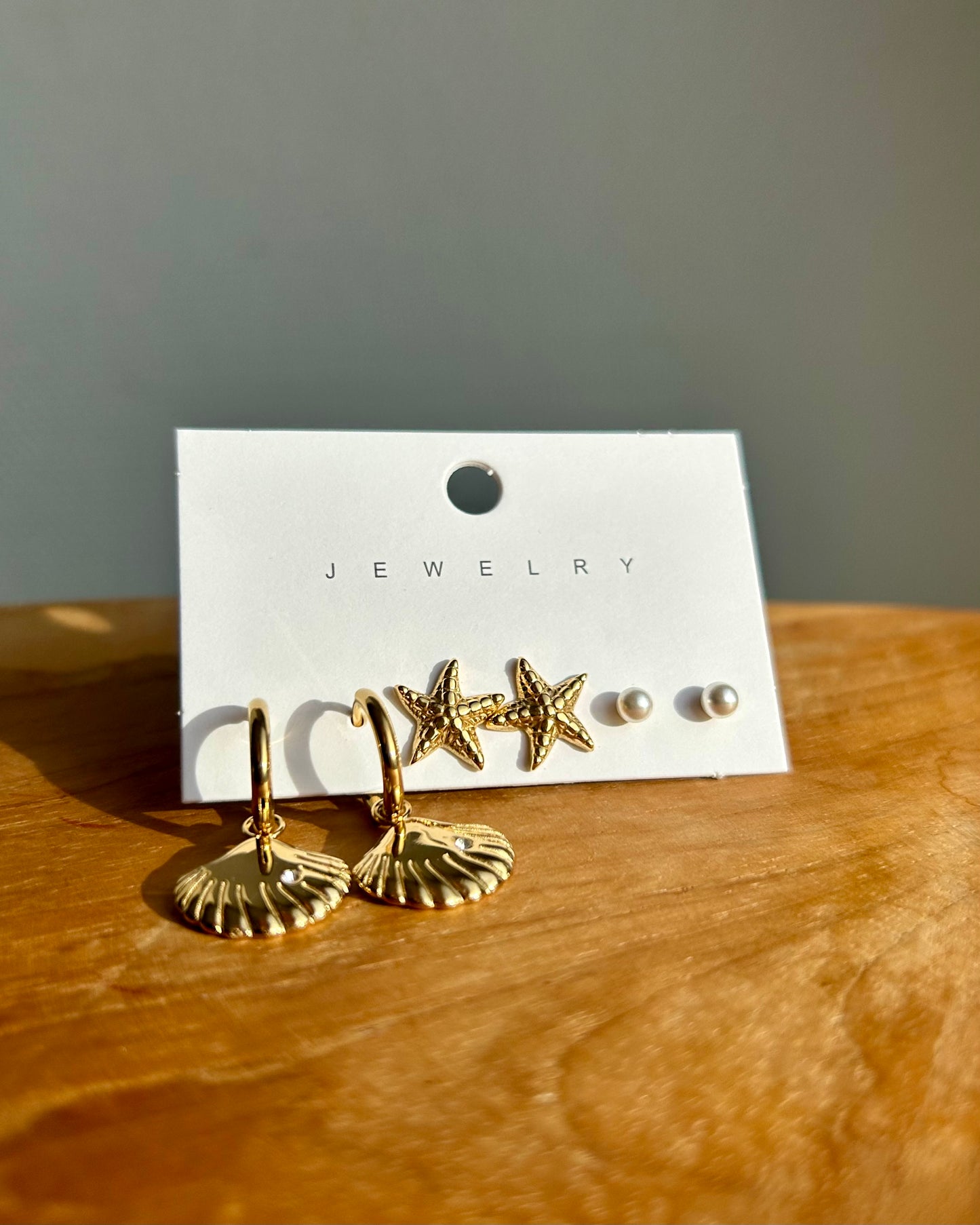 Lot de 3 clous d'oreilles