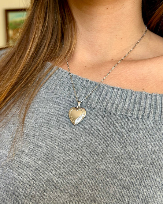 Collier Amour (en argenté)