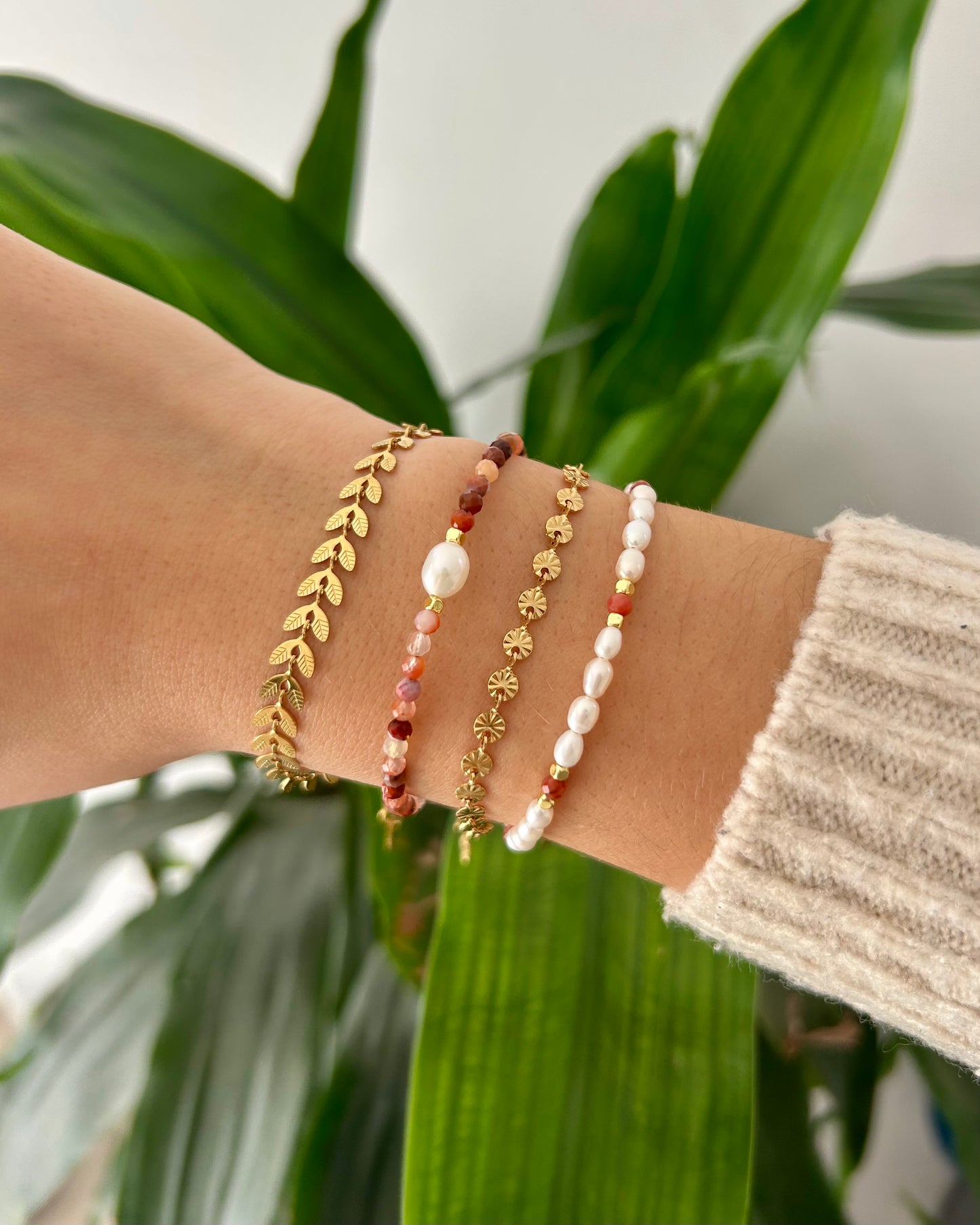 Bracelet Maëlle - Onyx Orange