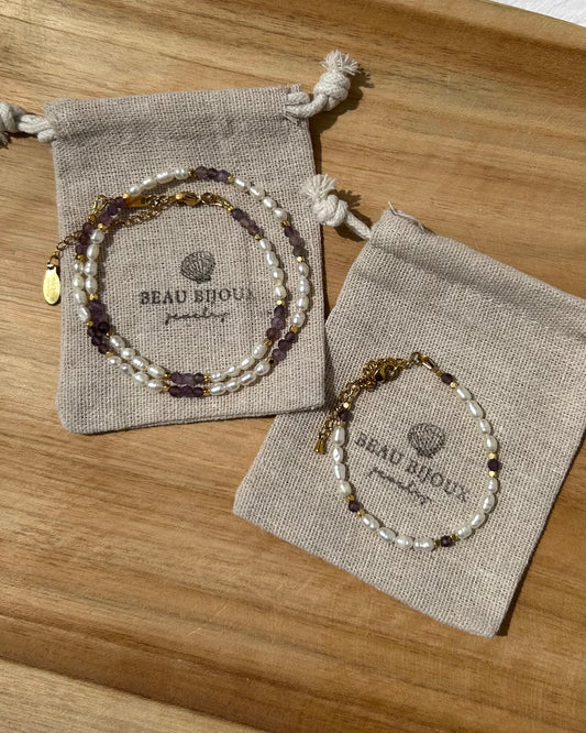Collier Emily - Améthyste