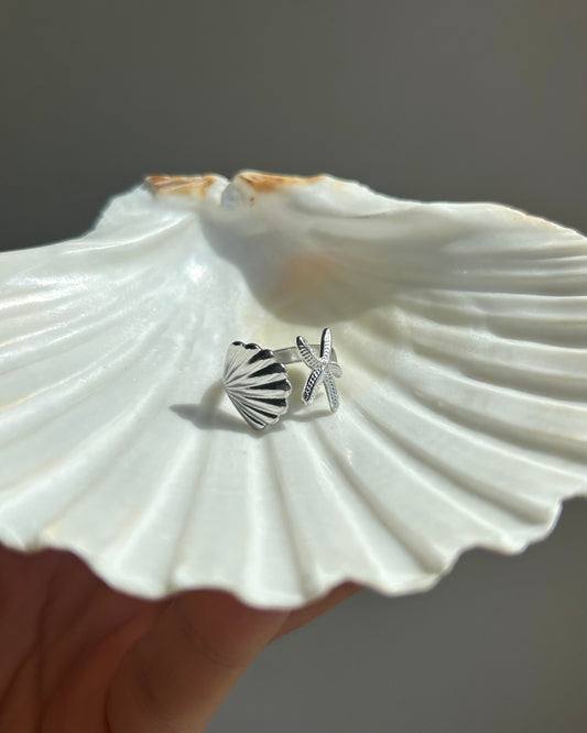 Bague Plage (en argenté)