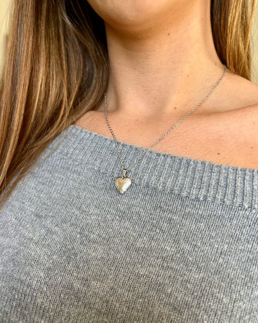 Collier Amour (en argenté)