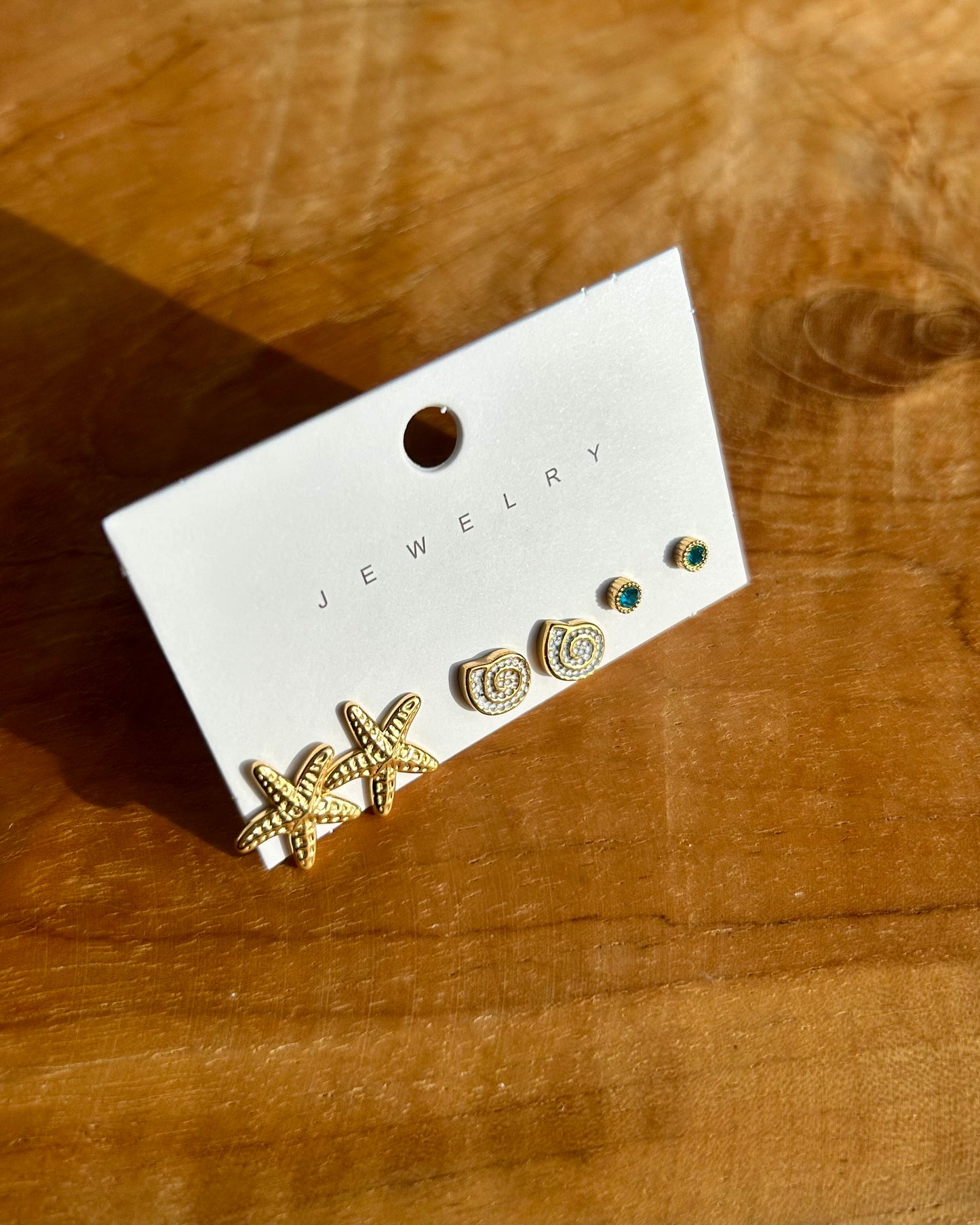 Lot de 3 clous d'oreilles