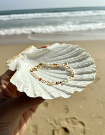 Bracelet Maëlle - Onyx Orange