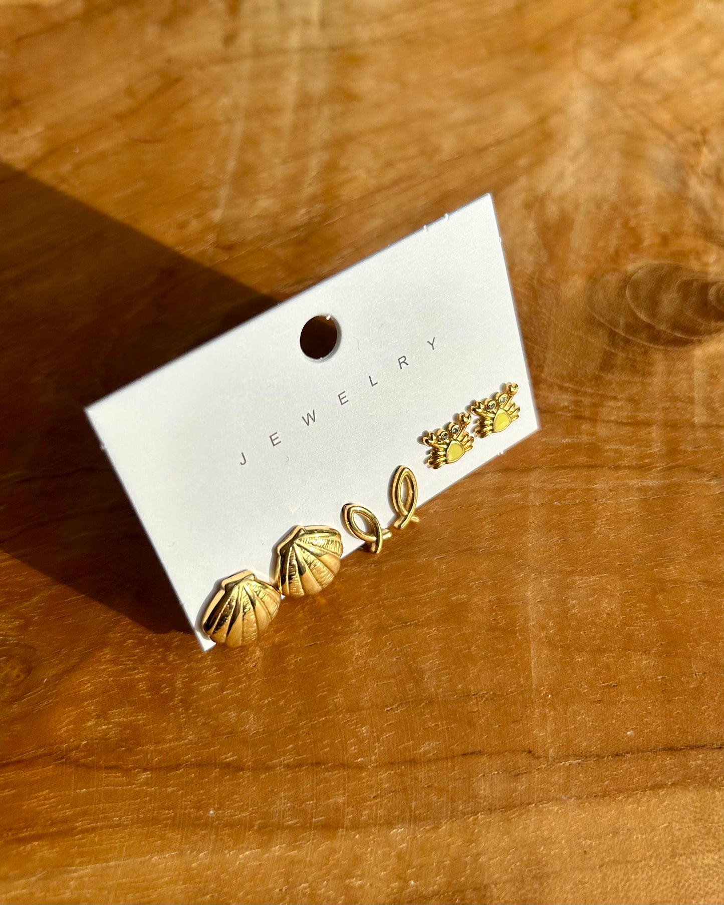 Lot de 3 clous d'oreilles