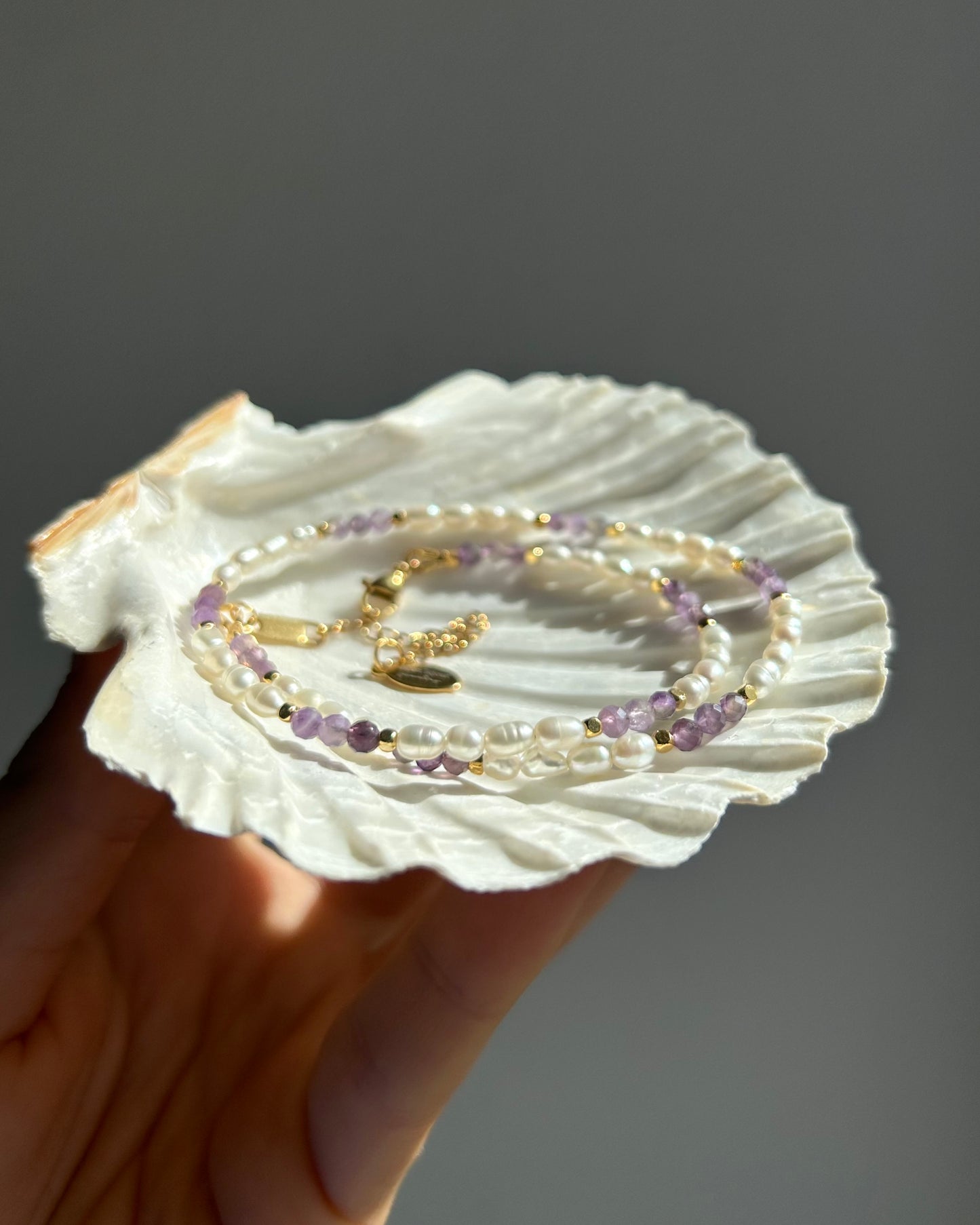 Collier Emily - Améthyste