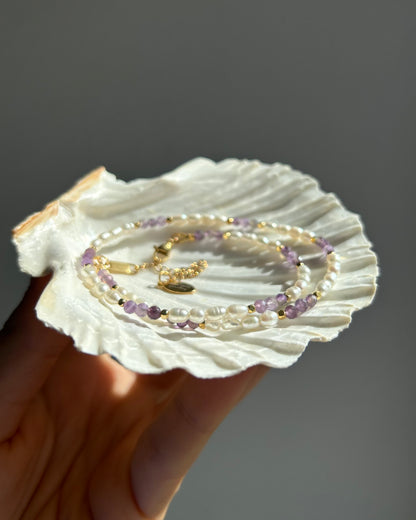 Collier Emily - Améthyste