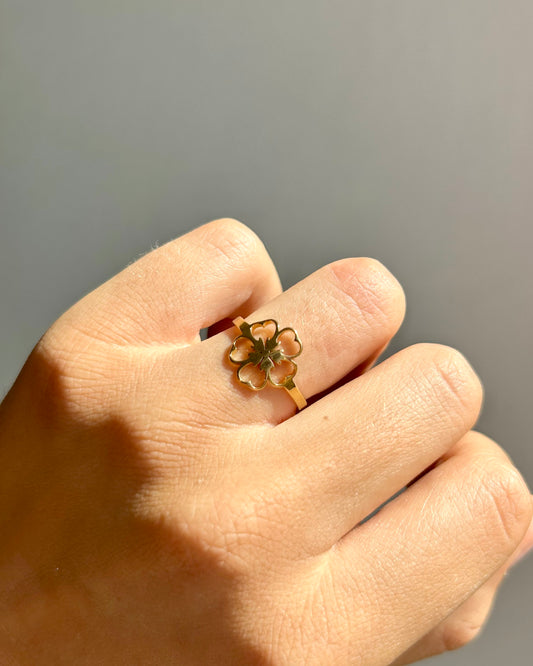 Bague Fleur (doré)