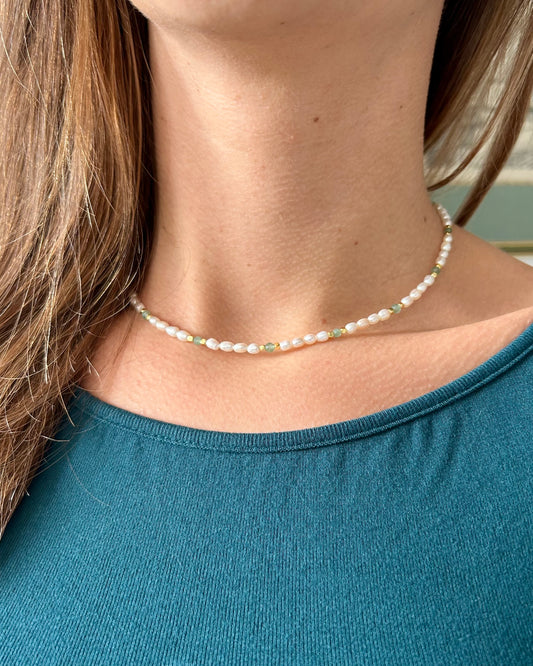 Ras de cou Maëlle (Adventurine Verte)