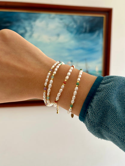 Bracelet Maëlle - Onyx Orange