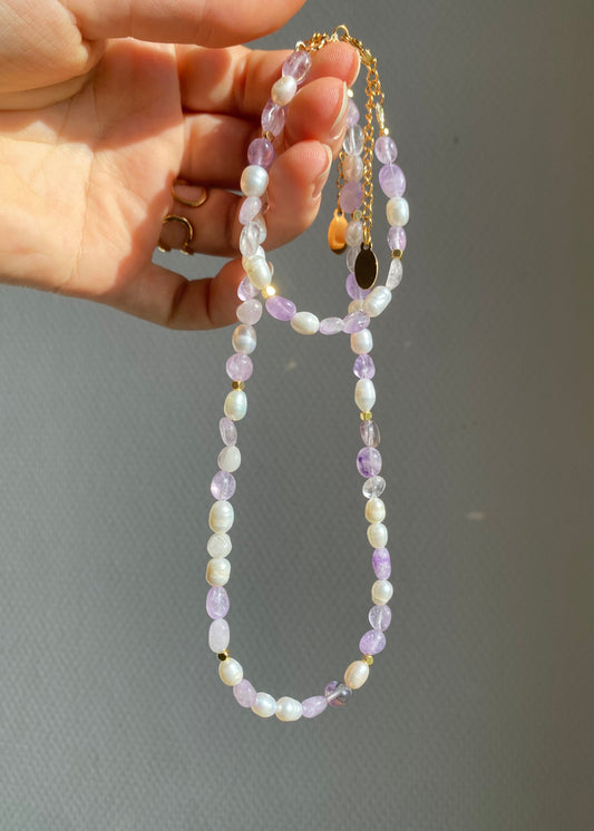Collier Léa - Améthyste