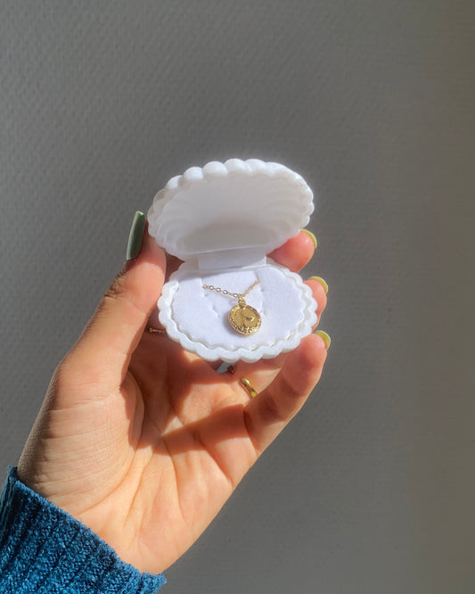 Boîte en forme de coquillage