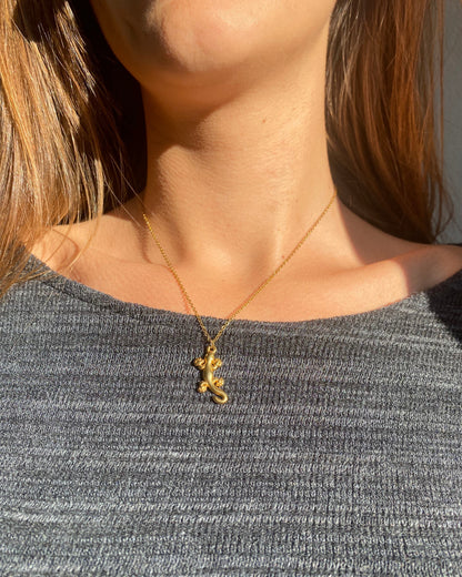 Gecko Necklace